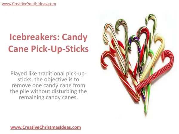 Icebreakers: Candy Cane Pick-Up-Sticks