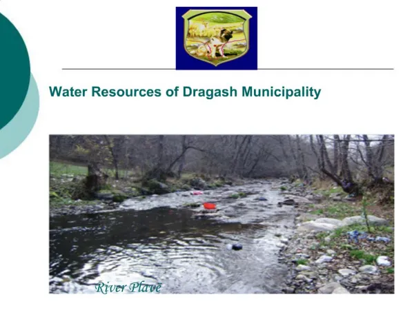 Water Resources of Dragash Municipality