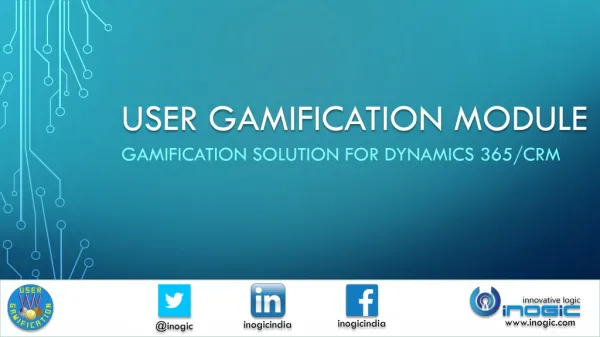 USER GAMIFICATION MODULE