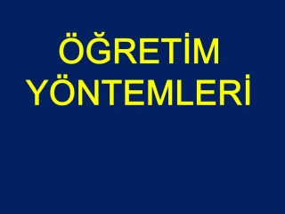 GRETIM Y NTEMLERI - slide 1