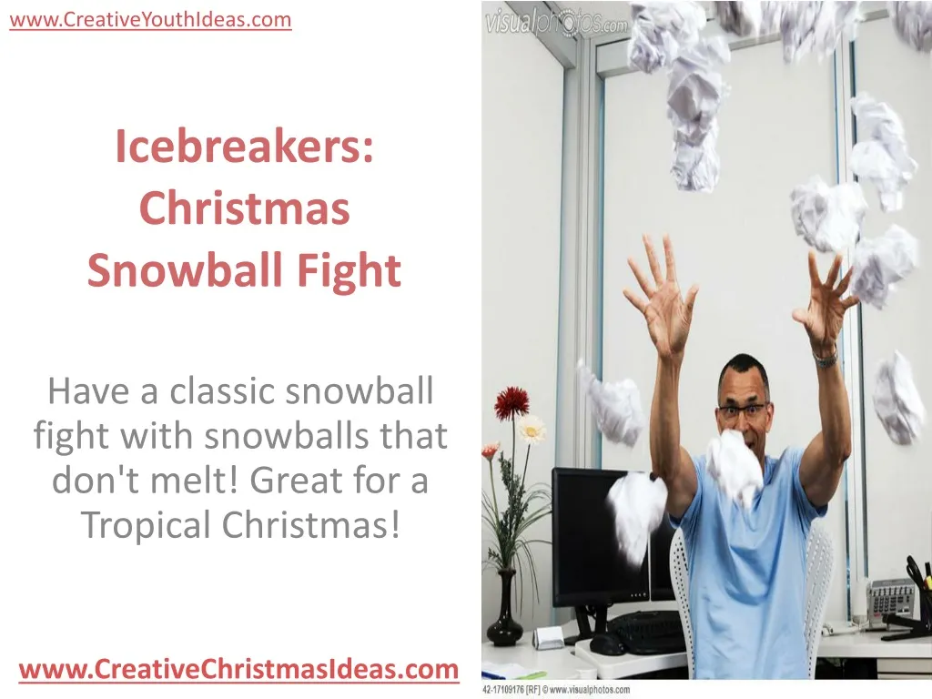 icebreakers christmas snowball fight