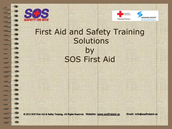 First Aid and Safety Training Solutions by SOS First Aid