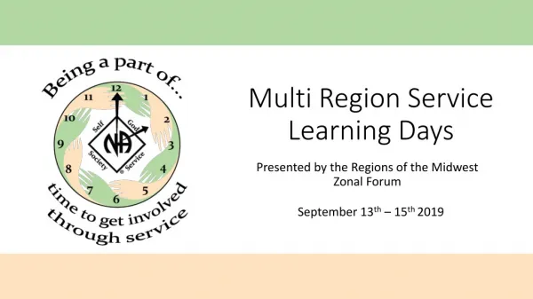 Multi Region Service Learning Days