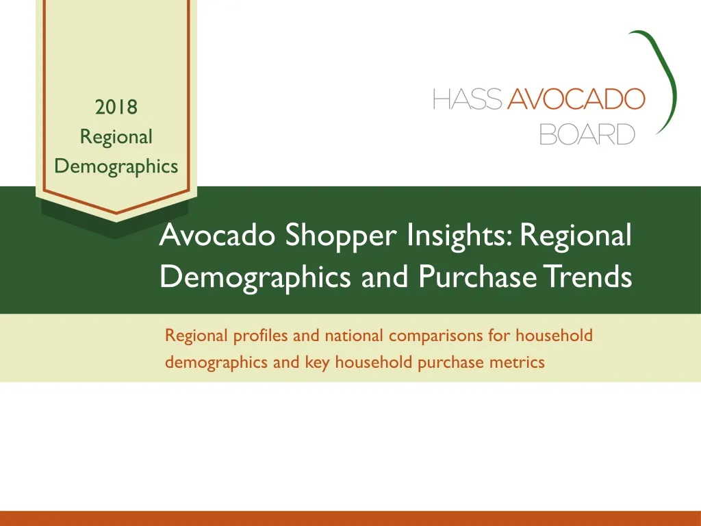 avocado shopper insights regional demographics