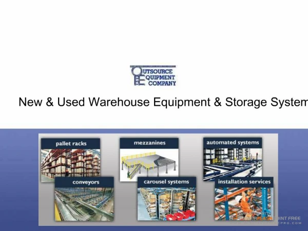 Warehouse Logistics Solution at Osequip