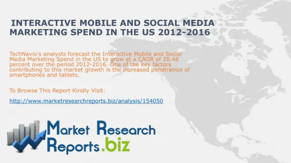 Interactive Mobile and Social Media Marketing Spend in theUS