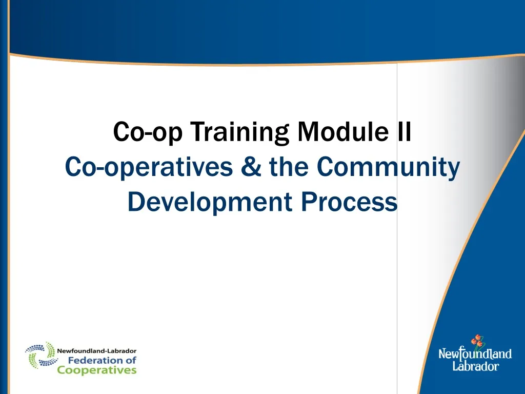 co op training module ii co operatives