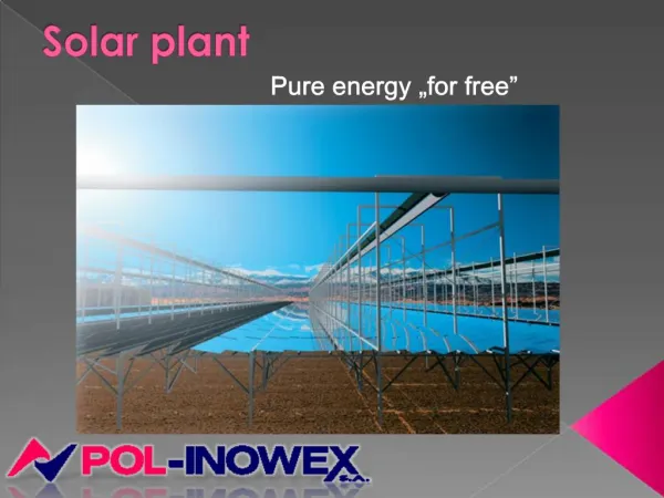 Solar plant