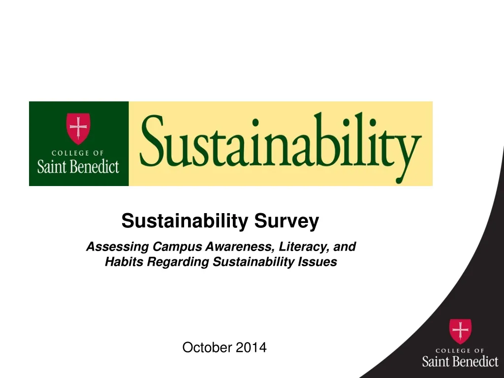 sustainability survey assessing campus awareness