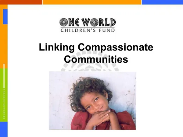 Linking Compassionate Communities