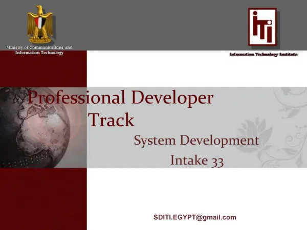 Professional Developer Track