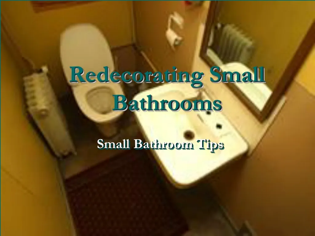 redecorating small bathrooms