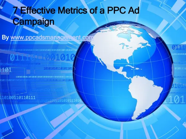 7 Effective Metrics of a PPC Ad Campaign