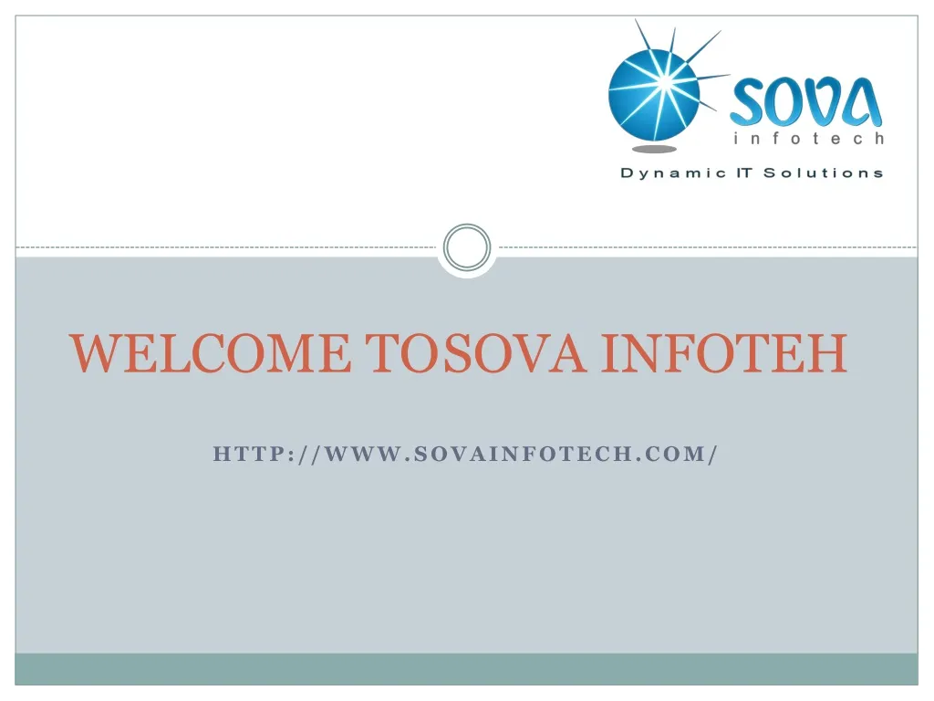 welcome to sova infoteh