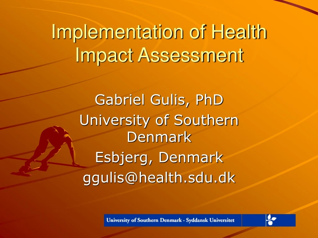 implementation of health impact assessment