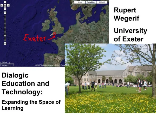 Rupert Wegerif University of Exeter