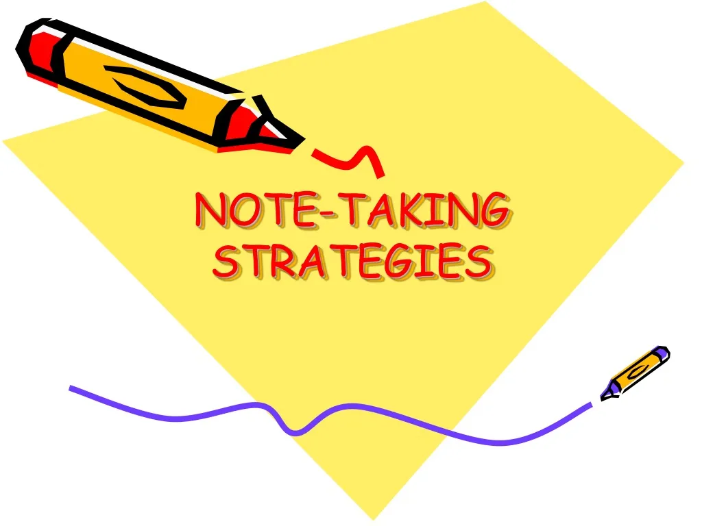 note taking strategies