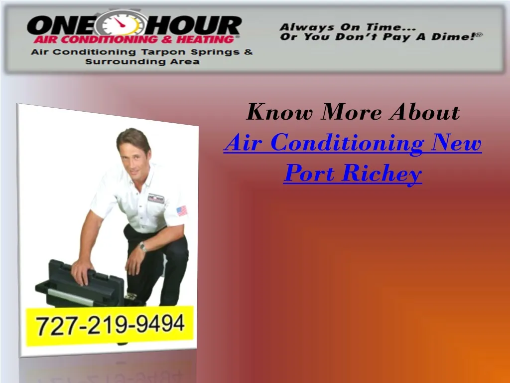 know more about air conditioning new port richey