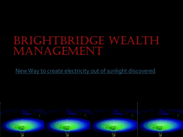 New Way to create electricity out of sunlight discovered | w