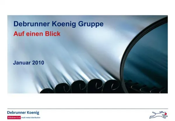 Debrunner Koenig Gruppe