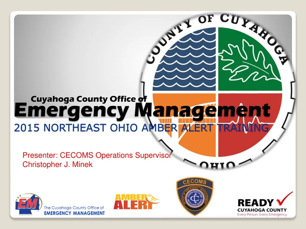 emergency management 2015 northeast ohio amber alert training
