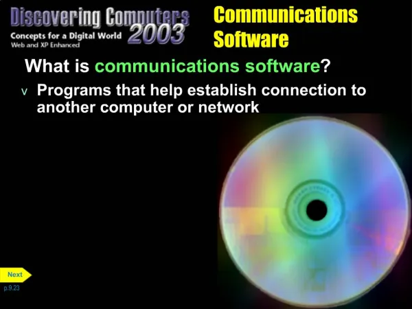 Communications Software