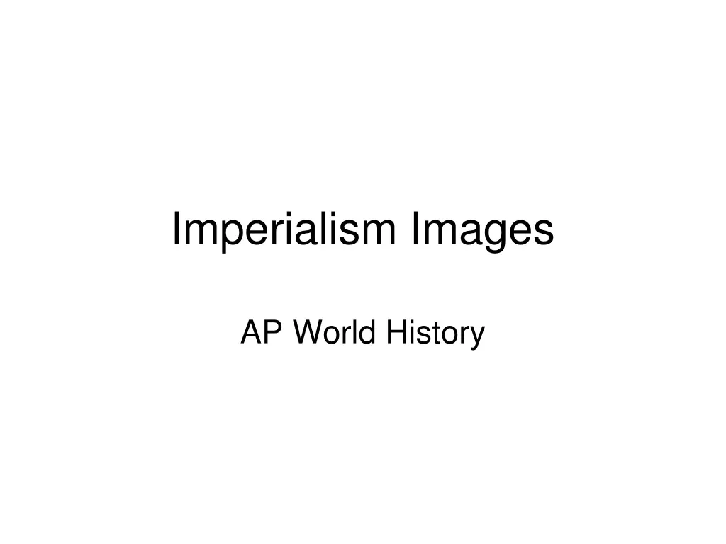 imperialism images