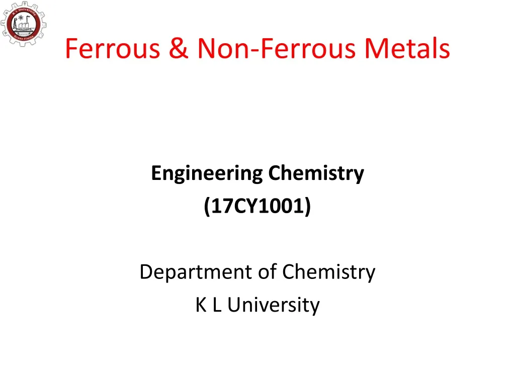 ferrous non ferrous metals