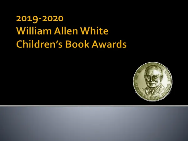 2019-2020 William Allen White Children’s Book Awards