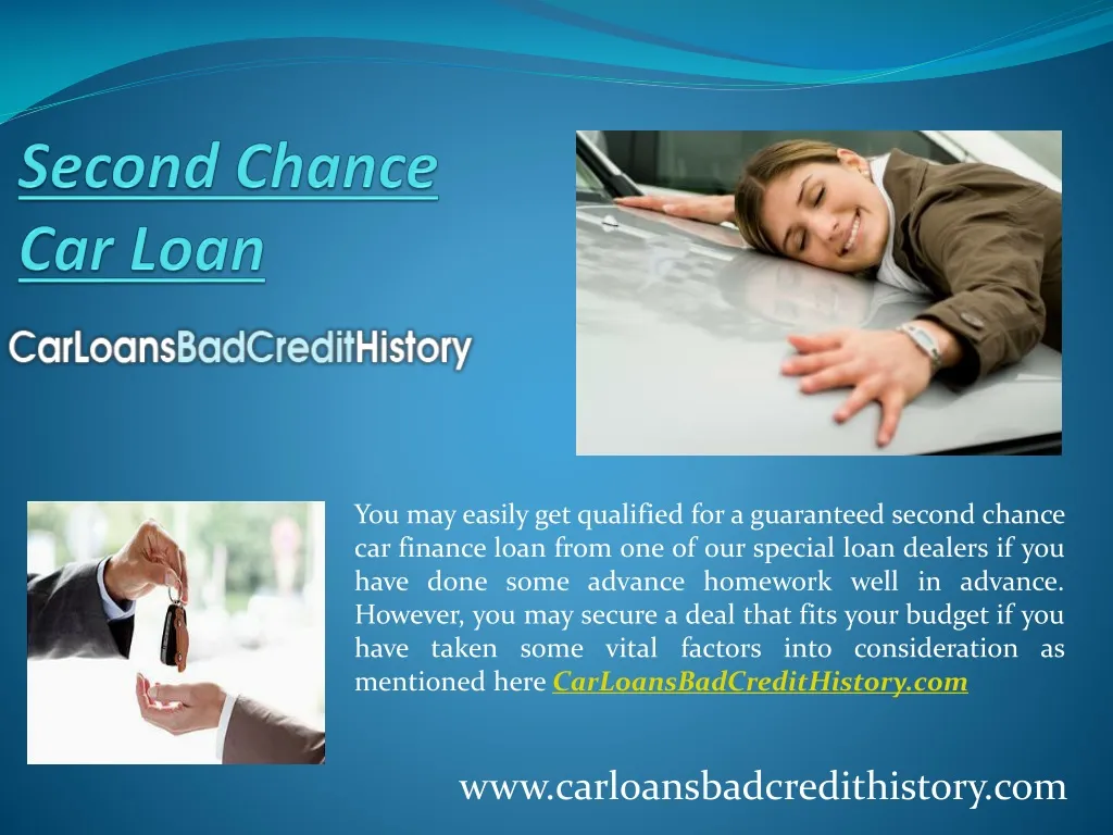 second chance car loan