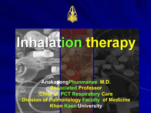 Inhalation therapy
