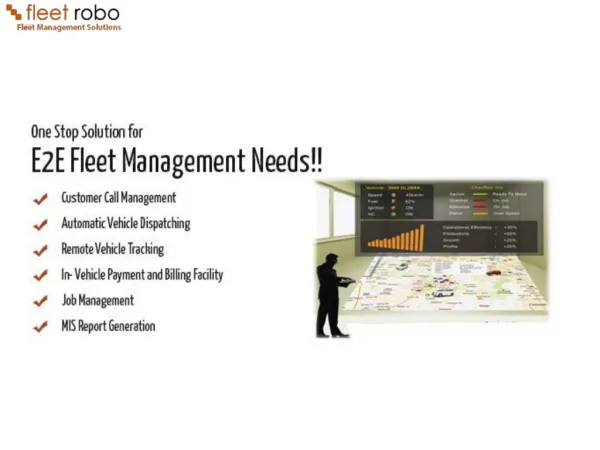 Fleet Robo-Fleet Management Solutions with GPS Vehicle Track