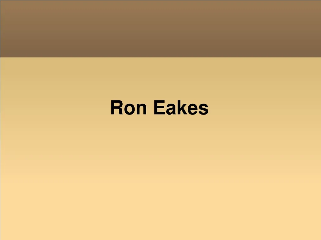 ron eakes