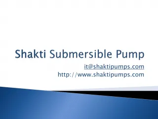 Submersible Water Pumps - slide 1
