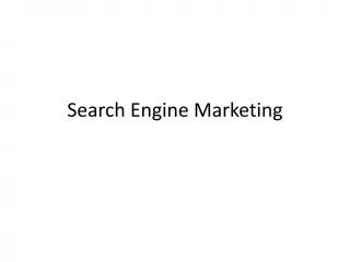 Search Engine Marketing - slide 1