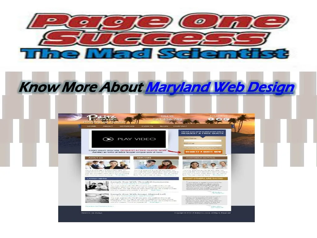 know more about maryland web design