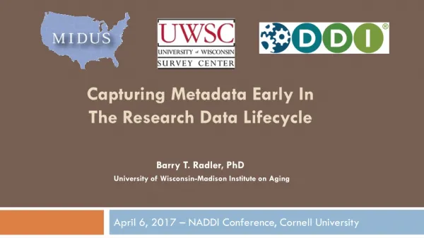 April 6, 2017 – NADDI Conference, Cornell University