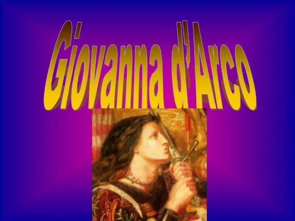 Giovanna d Arco