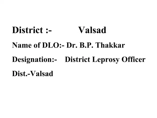 Map of Valsad District