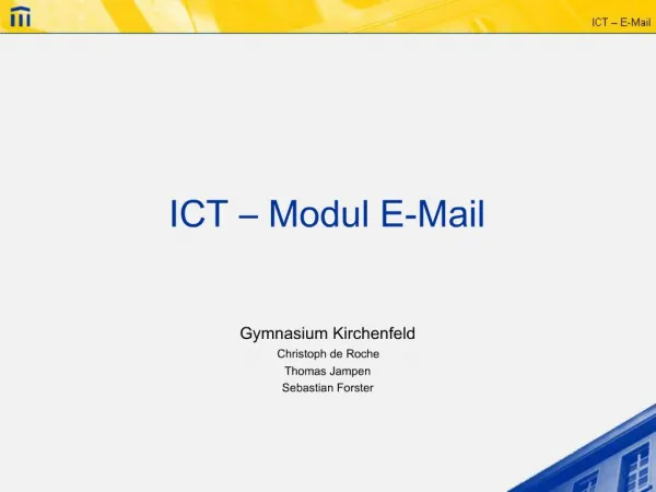 ICT Modul E-Mail