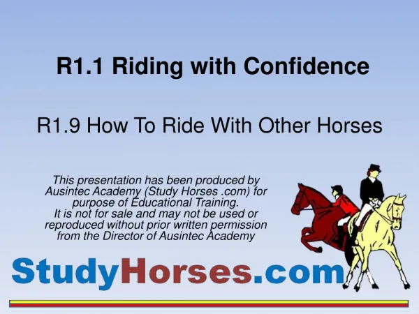 R1.1 Riding with Confidence