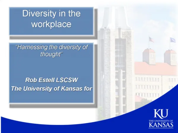 Diversity in the workplace