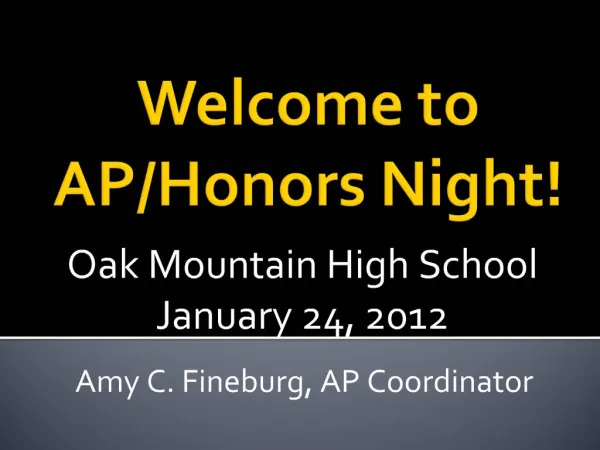 Welcome to AP