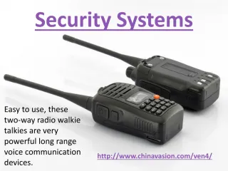 Security Systems - slide 1