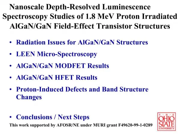 Nanoscale Depth-Resolved Luminescence Spectroscopy Studies of 1.8 MeV Proton Irradiated AlGaN