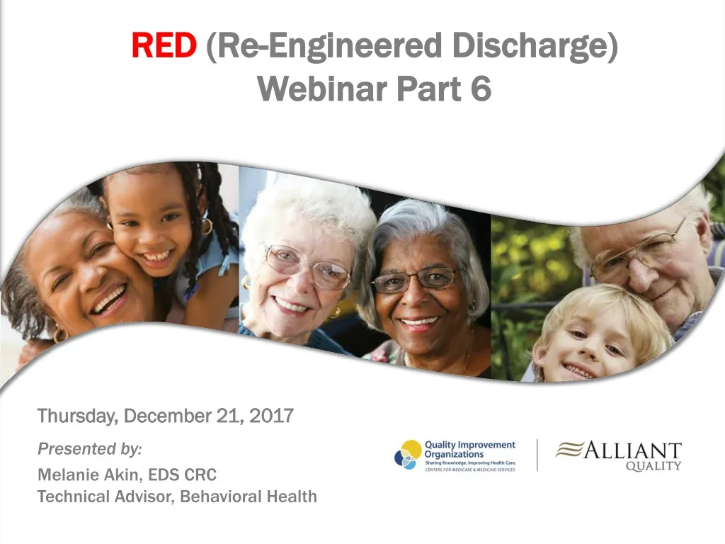 red re engineered discharge webinar part 6