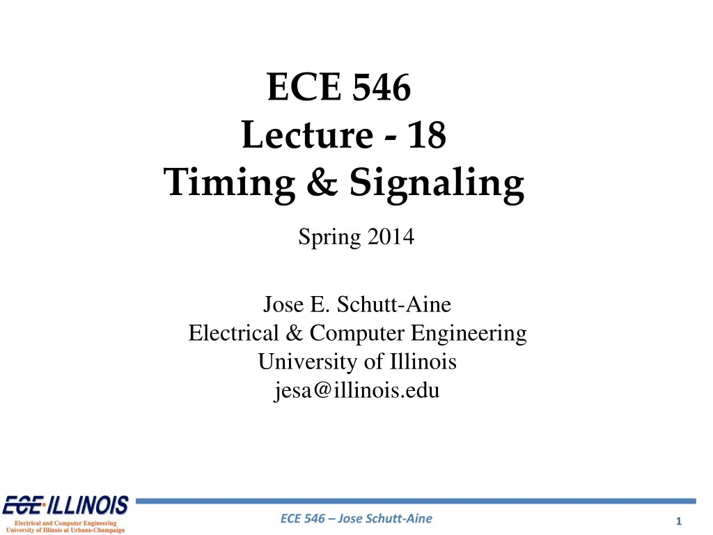 ece 546 lecture 18 timing signaling