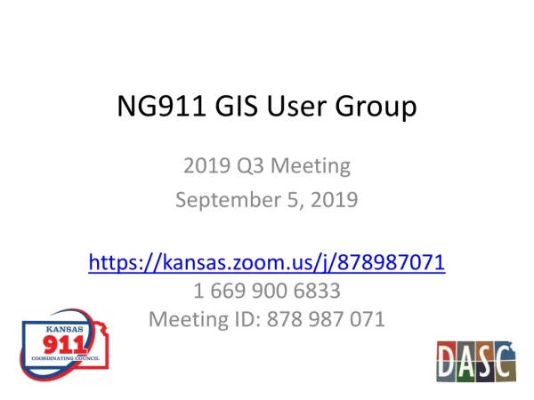 NG911 GIS User Group
