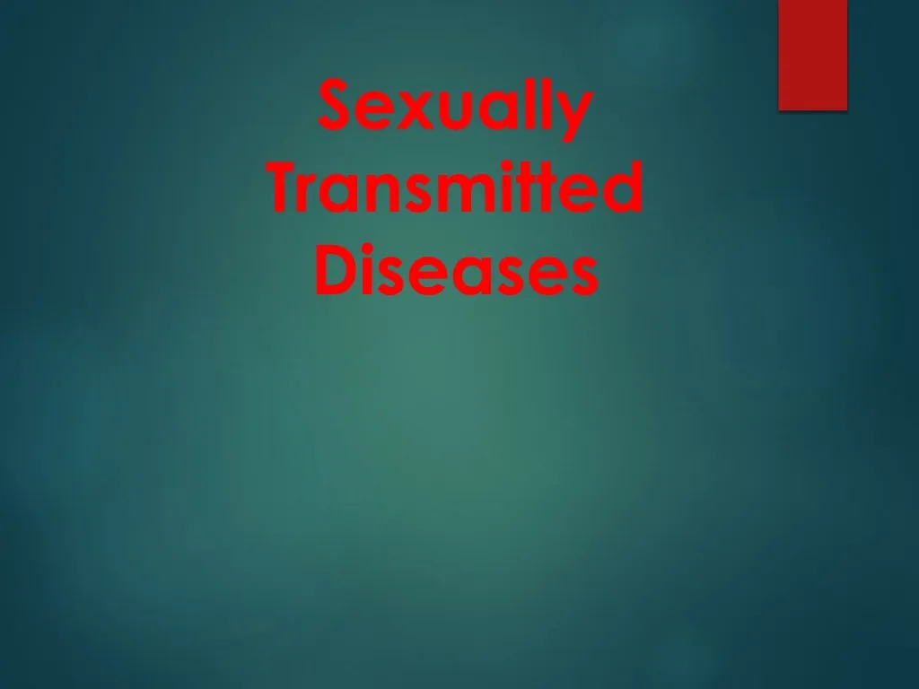 sexually transmitted diseases