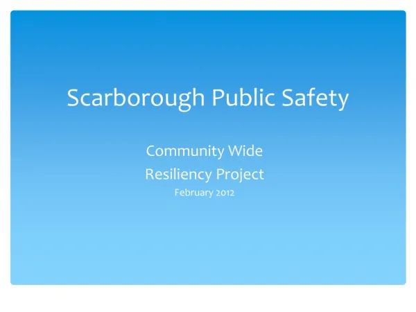 Scarborough Public Safety